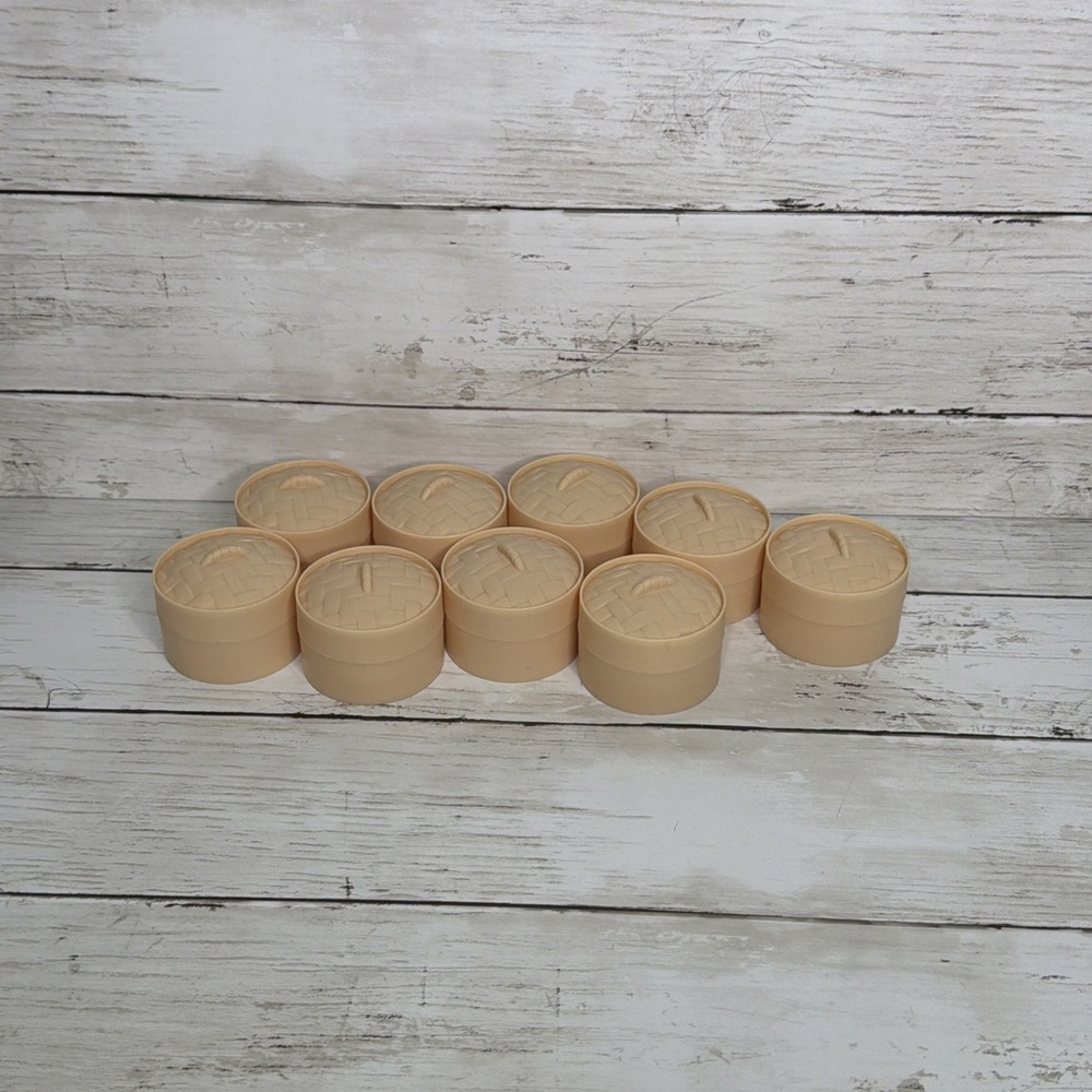 RMS Mini Dumpling Container Only Lot Of 9 Empty Containers Only